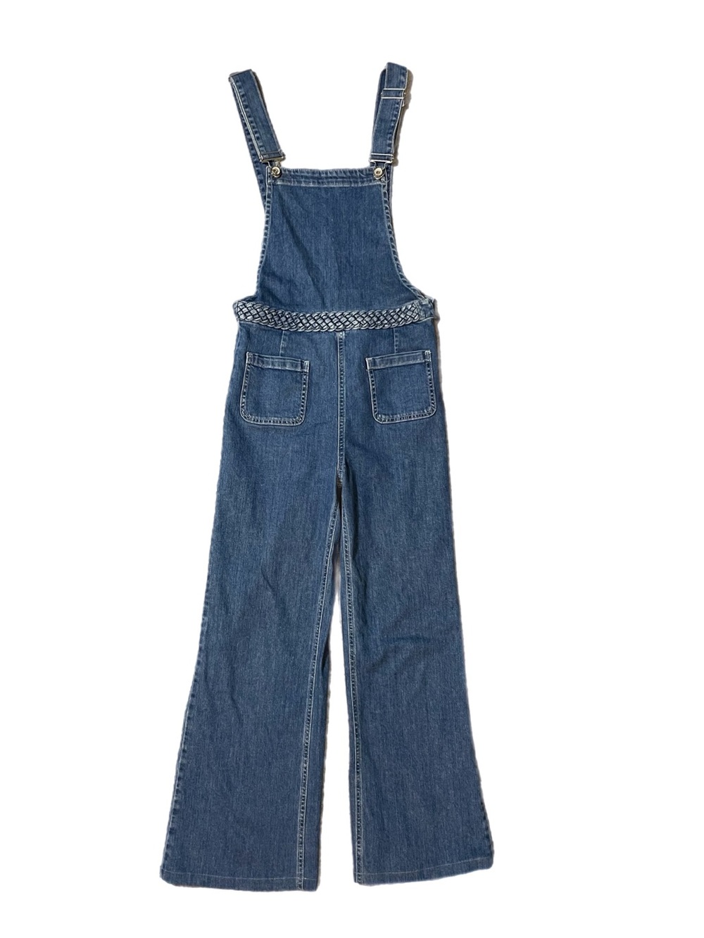 Y2K 2000s Dqmane Denim Wide Leg Overalls